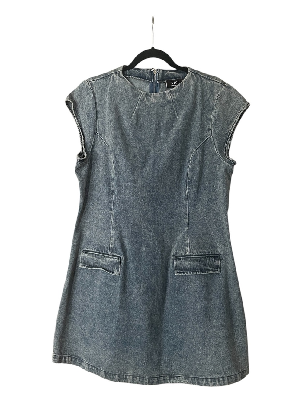 VICI Fresh Horizons Denim Mini Dress